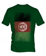 Afghanistan Faded Flag Mens T-Shirt