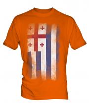 Ajaria Faded Flag Mens T-Shirt