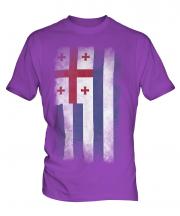 Ajaria Faded Flag Mens T-Shirt