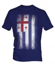 Ajaria Faded Flag Mens T-Shirt