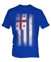 Ajaria Faded Flag Mens T-Shirt