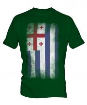 Ajaria Faded Flag Mens T-Shirt
