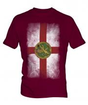 Alderney Faded Flag Mens T-Shirt