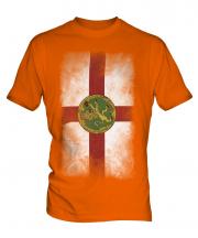 Alderney Faded Flag Mens T-Shirt