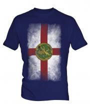 Alderney Faded Flag Mens T-Shirt