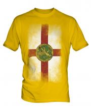 Alderney Faded Flag Mens T-Shirt
