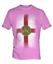 Alderney Faded Flag Mens T-Shirt