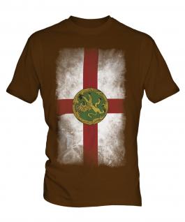 Alderney Faded Flag Mens T-Shirt