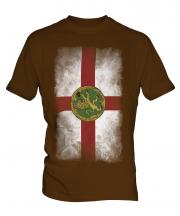 Alderney Faded Flag Mens T-Shirt
