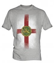 Alderney Faded Flag Mens T-Shirt