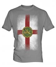 Alderney Faded Flag Mens T-Shirt
