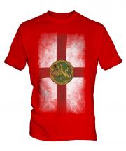 Alderney Faded Flag Mens T-Shirt