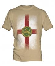 Alderney Faded Flag Mens T-Shirt