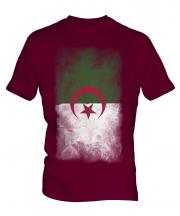 Algeria Faded Flag Mens T-Shirt