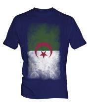 Algeria Faded Flag Mens T-Shirt