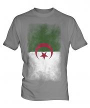 Algeria Faded Flag Mens T-Shirt