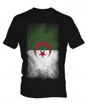 Algeria Faded Flag Mens T-Shirt