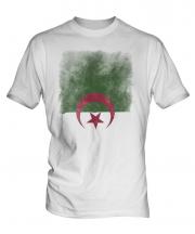 Algeria Faded Flag Mens T-Shirt