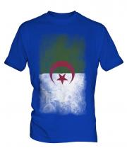 Algeria Faded Flag Mens T-Shirt