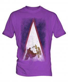 American Samoa Faded Flag Mens T-Shirt