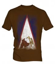 American Samoa Faded Flag Mens T-Shirt