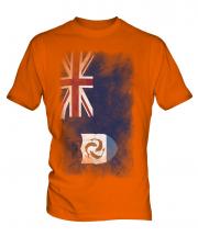 Anguilla Faded Flag Mens T-Shirt