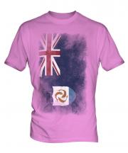 Anguilla Faded Flag Mens T-Shirt