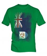 Anguilla Faded Flag Mens T-Shirt