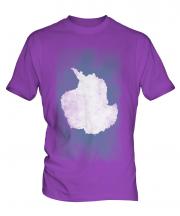 Antartica Faded Flag Mens T-Shirt