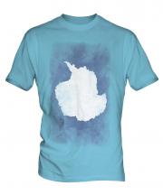Antartica Faded Flag Mens T-Shirt