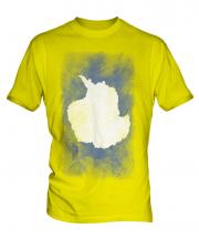 Antartica Faded Flag Mens T-Shirt