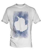 Antartica Faded Flag Mens T-Shirt