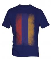 Armenia Faded Flag Mens T-Shirt