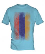 Armenia Faded Flag Mens T-Shirt