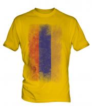 Armenia Faded Flag Mens T-Shirt