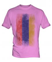 Armenia Faded Flag Mens T-Shirt
