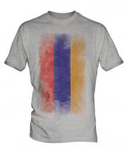 Armenia Faded Flag Mens T-Shirt