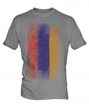 Armenia Faded Flag Mens T-Shirt