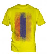 Armenia Faded Flag Mens T-Shirt