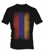 Armenia Faded Flag Mens T-Shirt