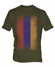 Armenia Faded Flag Mens T-Shirt