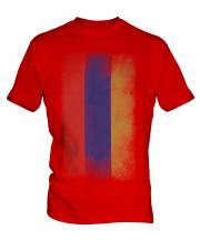 Armenia Faded Flag Mens T-Shirt