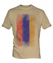 Armenia Faded Flag Mens T-Shirt