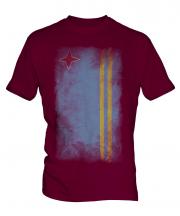 Aruba Faded Flag Mens T-Shirt