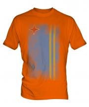 Aruba Faded Flag Mens T-Shirt