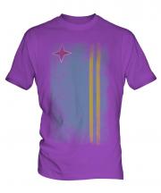 Aruba Faded Flag Mens T-Shirt