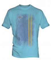 Aruba Faded Flag Mens T-Shirt
