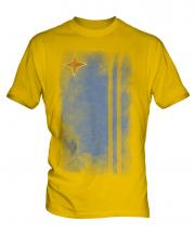 Aruba Faded Flag Mens T-Shirt