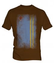 Aruba Faded Flag Mens T-Shirt