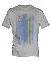 Aruba Faded Flag Mens T-Shirt